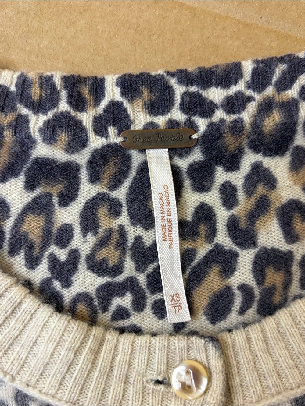 Free People Nocturnal Patterned Cardi - Picture 8 of 9